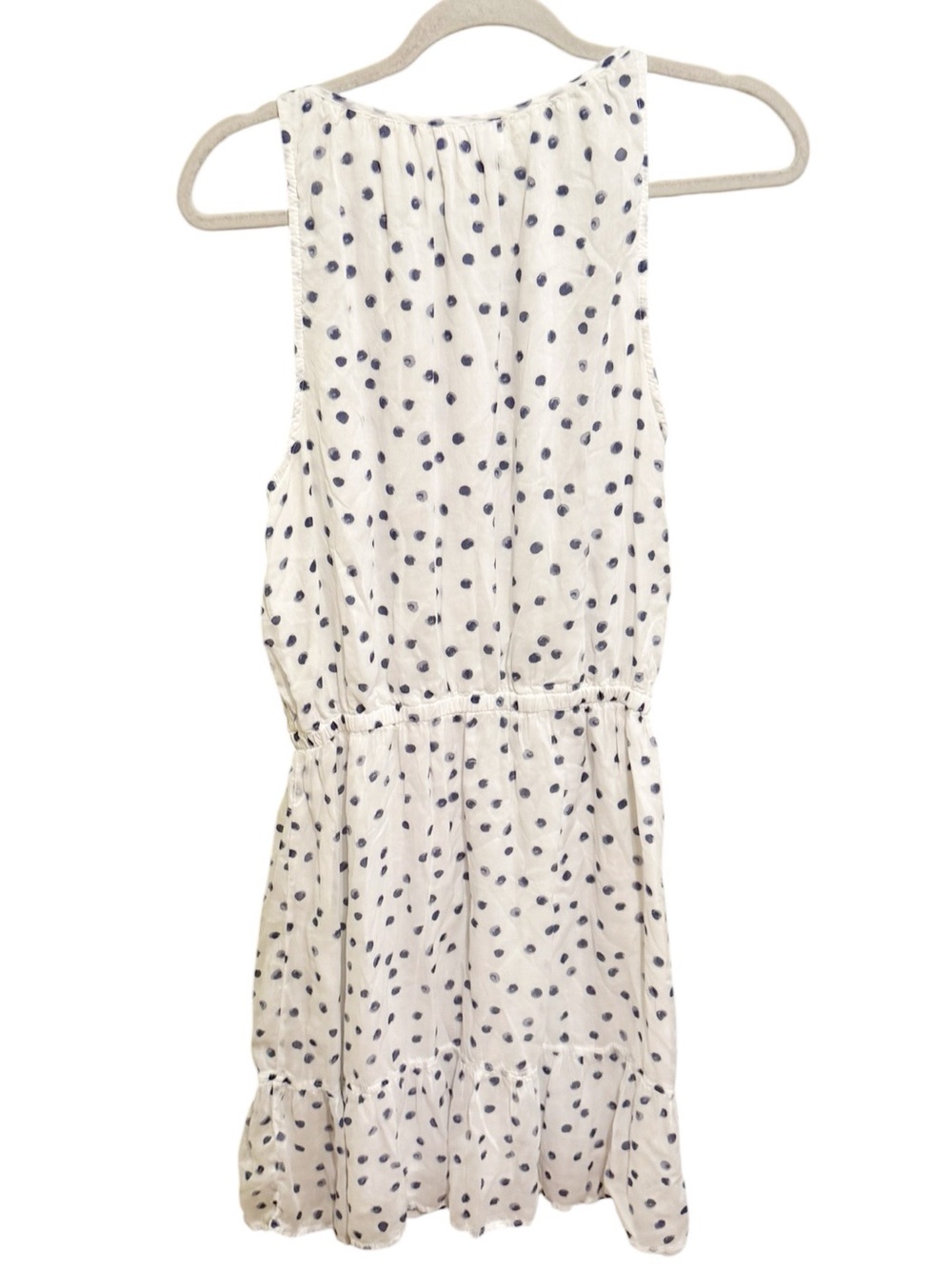 NWOT Bella Dahl Alisha Halter Dress with Navy Dot Print - Size Medium - Picture 5 of 5